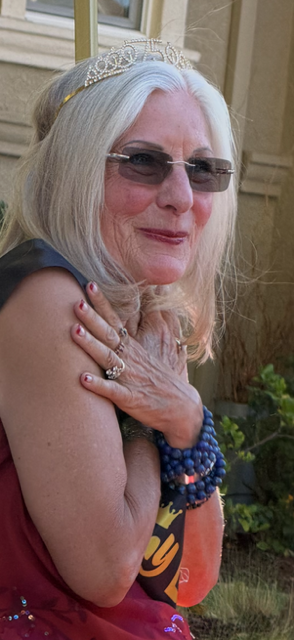 Barbara Smith celebrating her seventy-fifth year