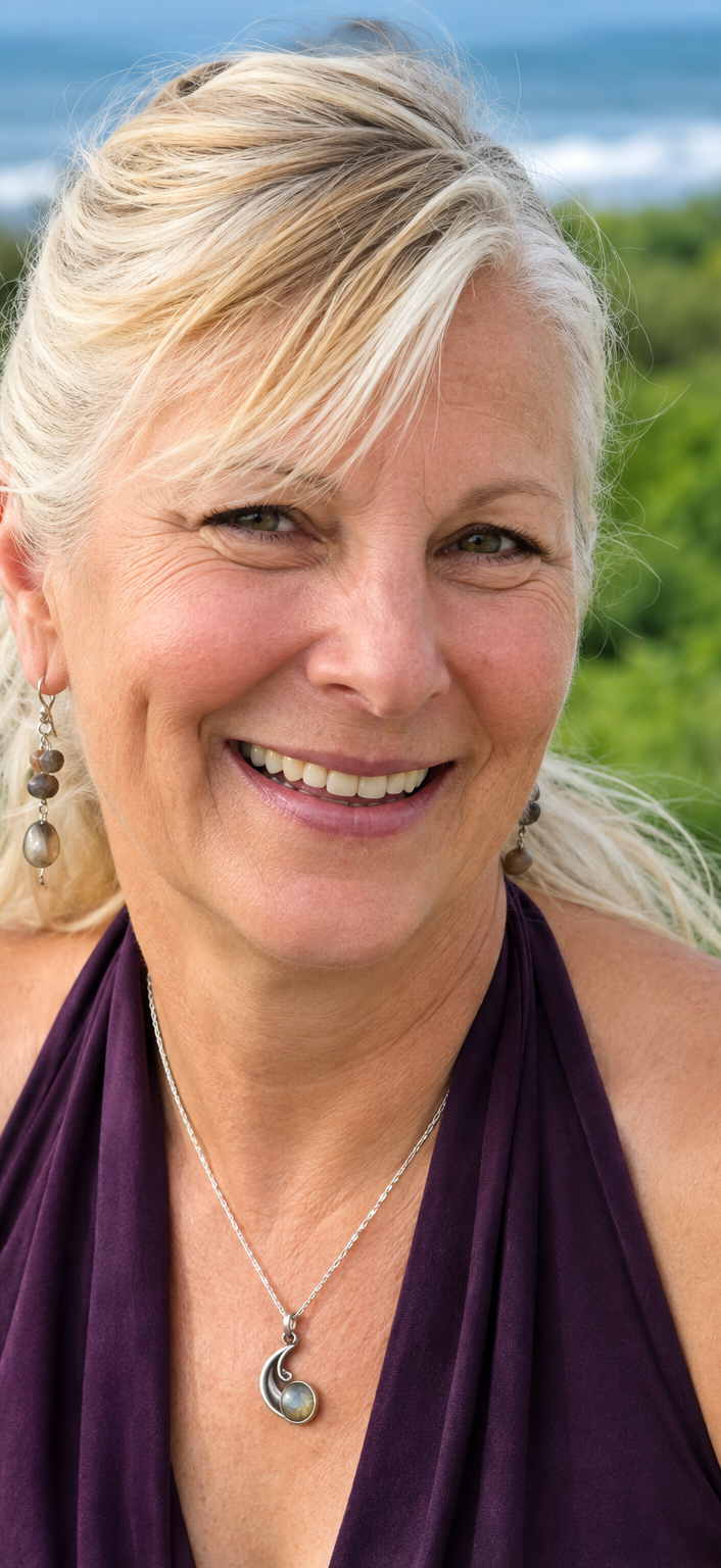 Barbara Smith outdoors, smiling